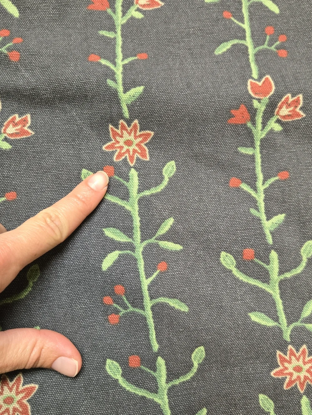 Ikea Renrepe Folk art Pillow cover